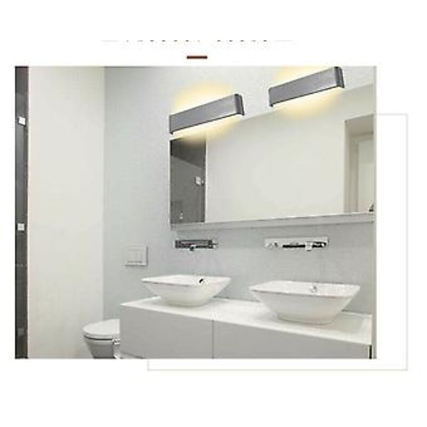Moderne LED Væglampe Armatur Sconce Soveværelse Sengelampe Stue Gang Trappe Lys (Sølv)