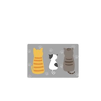 Badematte Antislipp Absorberende Badgulvmatte Katt Rygg 50*80cm