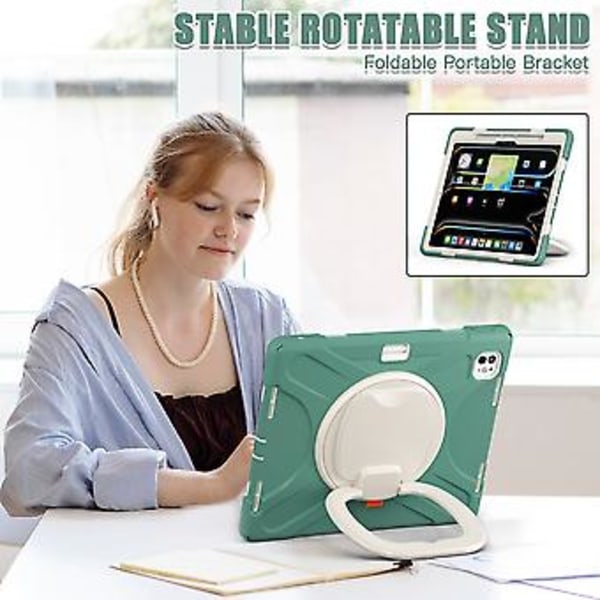 Silikon PC-fodral för iPad Pro 13 2024 (Smaragdgrön)