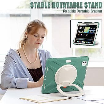 Silikon PC-tablettveske for iPad Pro 13 2024 (Smaragdgrønn)