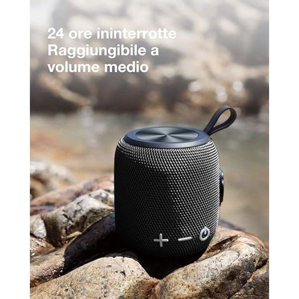 Bærbar Bluetooth-høyttaler, Mini Bluetooth-høyttalerparing, 360°