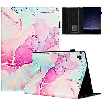 Læder Tablet Etui Til Samsung Galaxy Tab A8 X200 / X207 (Pink)