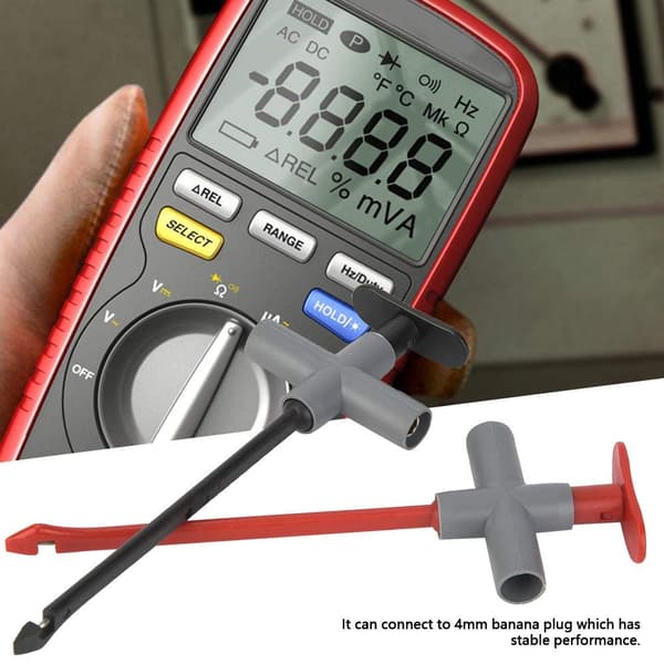 2 st p5010 Biltestledningar Multimeter Multimeter Testklämma K