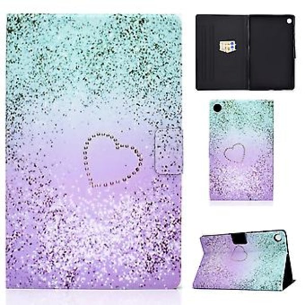 Nahkainen Tablet-kotelo Samsung Galaxy Tab A9+:lle (Love Quicksand)