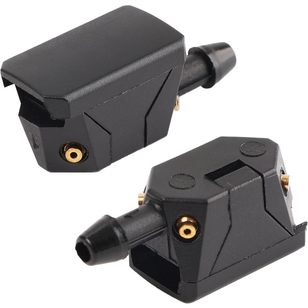 Universal vindusspylervaskedyser, 2 stykker 4 hulls vindusspylervaskedyser egnet for 8mm vindusvisker