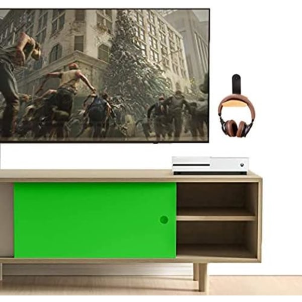 Headset-stativ, støtte for gaming-headset, headset-stativ, valnøtt-tre headset-stativ for lyd H