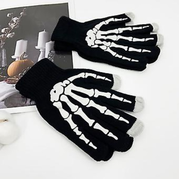 Neulehanskat Lämpimät Hanskat Täyspitkät Hanskat Uutuuskuvausrekvisiitat Halloween-juhlatarvikkeet Lavarekvisiitat Halloween-hanskat Joustavat Neulehanskat