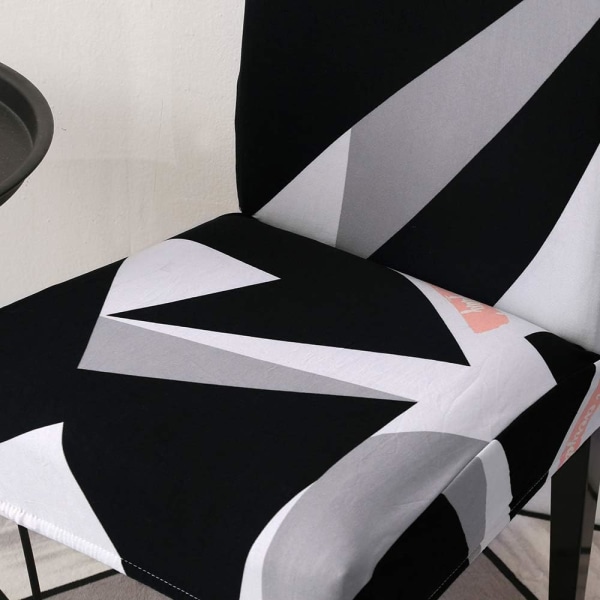 4 Stolsöverdrag Universal Dining Slipcover Avtagbar Tvättbar Lätt