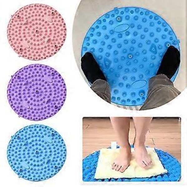 Refleksologi Fodmassage Pad Krop Afslapning Gå Massage Måtte til Krop Afslapning (Pink)