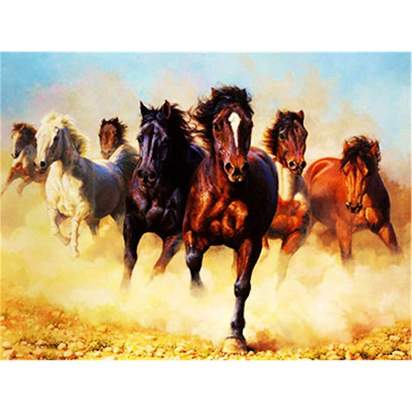5D Diamantmaleri Hest 30x40cm (Stil 10)