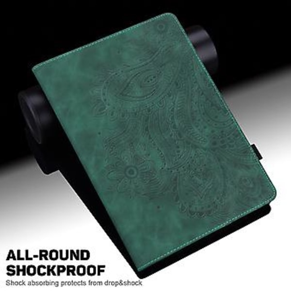 Til Samsung Galaxy Tab S6 Lite P610 TPU+PU Etui (Grøn)