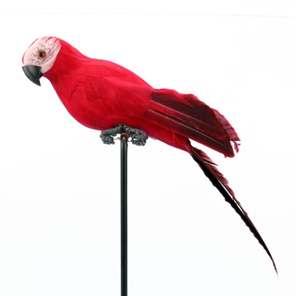 1pcs Artificial Parrot Bird Feathered Birds Model Parrot Fig