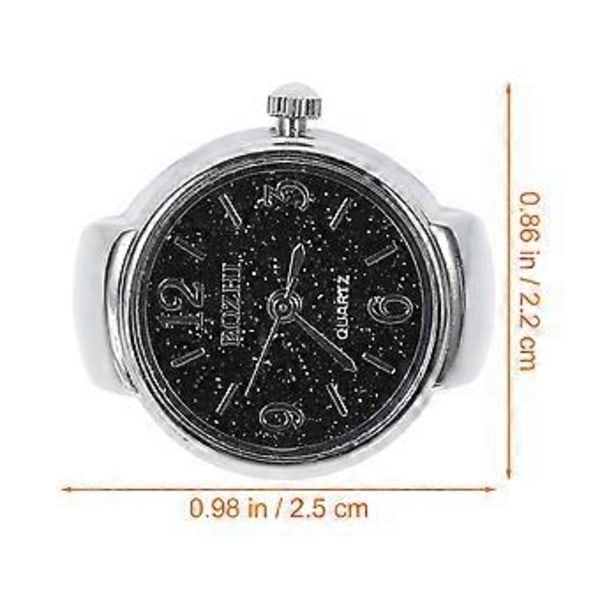 Quartz Fingerklocka Casual Fingerklocka Mode Ringklocka Vacker Ringklocka