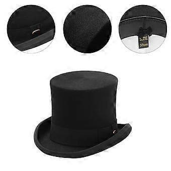 Trilbyhat i britisk stil til mænd, julefestlige sammenkomster, karnevaler, filthat, trilbyhat, vinter-efterårshat til herrer S(S )