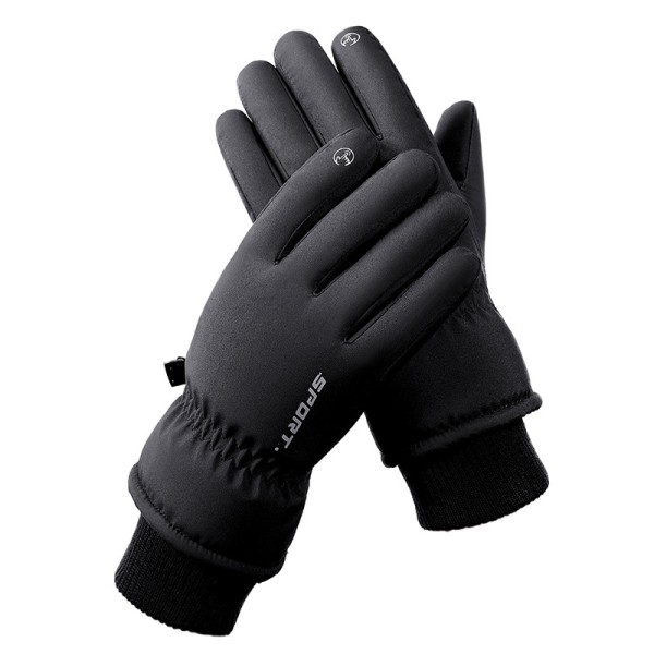 Ski gloves for men and women, for outdoor cycling. Thick and