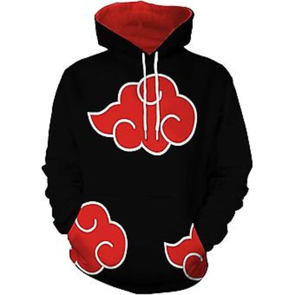 Miesten pitkähihainen huppari Halloween Fun Crew Neck -paita kenguru taskulla Joulu monivärinen 3D-printti hyppypusero koko xxl