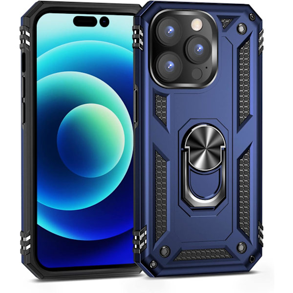 iPhone 14 Pro Max Etui, Ekstrem Beskyttelse Militær Rustning Dobbelt