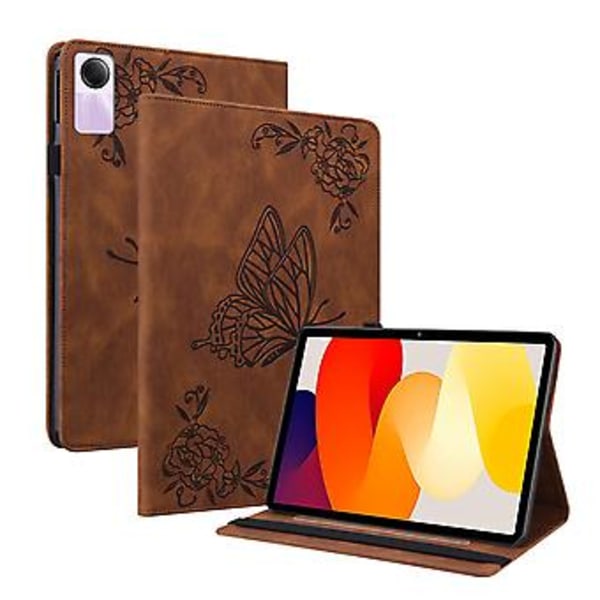 Læder Tablet Etui Til Xiaomi Redmi Pad SE 11 tommer (Brun)