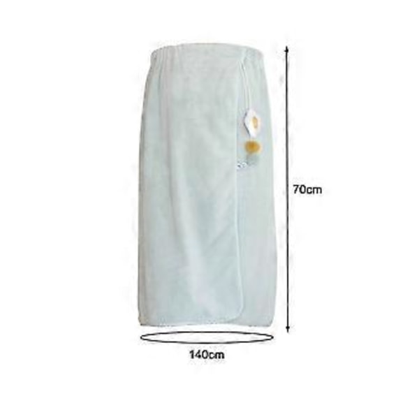 Badekåbe Poached Egg Vedhæng Bærbar Vandabsorberende Kvinder Stropløs Design Koral Fleece Badekåbe Husholdningsartikler (Lysegrøn)