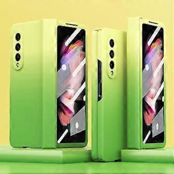 Gradientfärgad Skal Kompatibel Med Samsung Galaxy Z Fold 3, Hårt PC Stötsäkert Skyddande Omslag