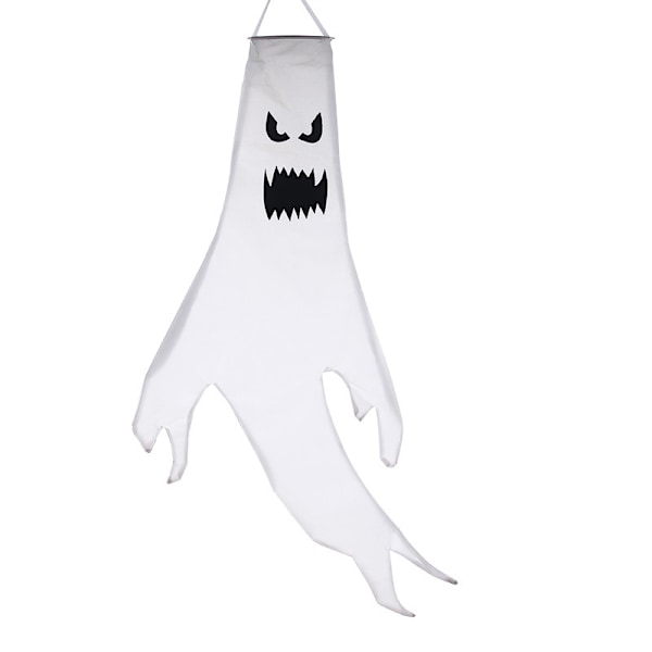 Halloween Dekorativ Trykt LED Lysstreng Spøkelsesanheng 1stk-w