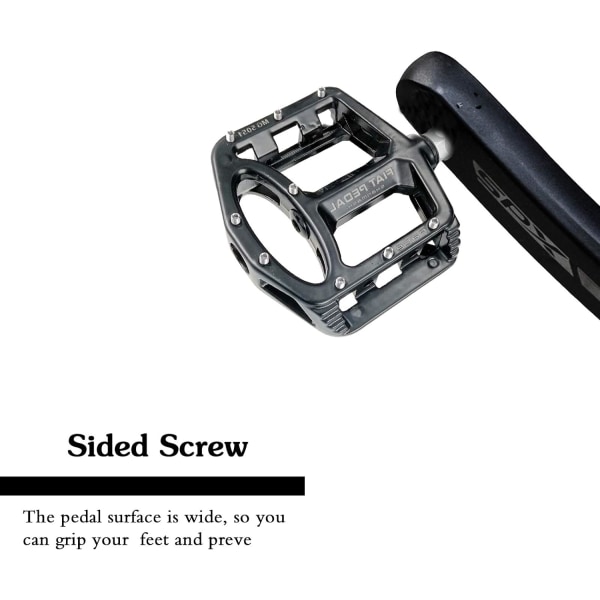 1 par cykelpedaler 9/16\" Landsvägscykelpedal MTB Magnesiumlegering Icke-
