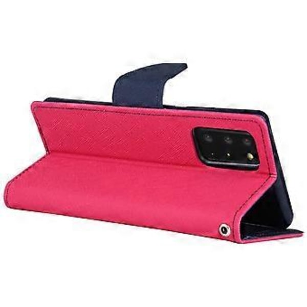 Läderfodral för Samsung Galaxy Note20 (Roseröd)