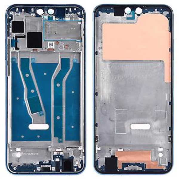 LCD-ram för Huawei Y9 (2019) Svart (Blå)