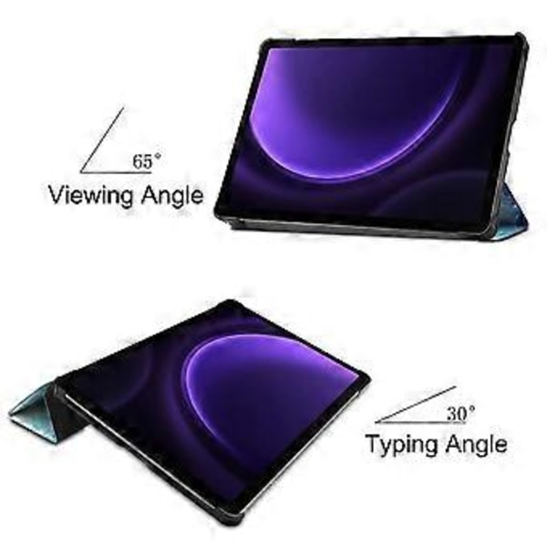 JSM PU-nahkainen älykkäämpi kotelo Samsung Galaxy Tab S9 FE 10.9 (Galaxy) -tabletille