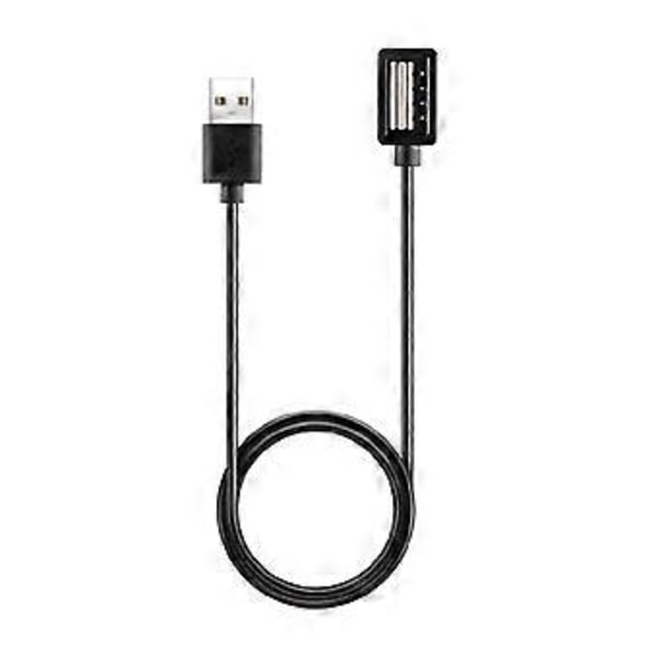 Smart Lader USB Ladingkabel Rask Lading Dock Cradle for Suunto 9/Spartan Ultra/Spartan Sport Smartklokke (Svart Kvadrathode)