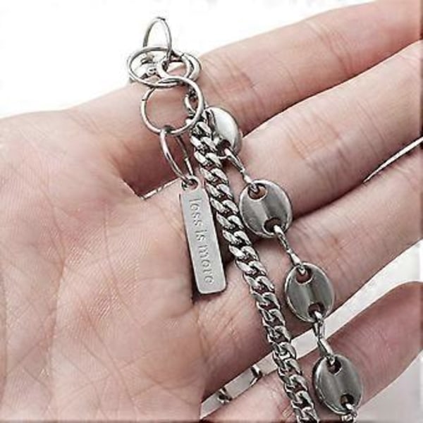Bangtan Boys BTS Armbånd Jimin Suga Kvinders Rustfrit Stål Armbånd Vedhæng Link Smykker