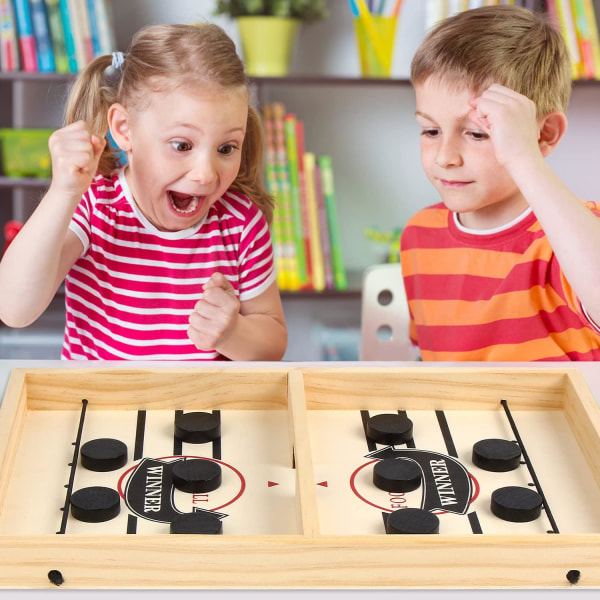 Snabbt hockeyspel, hockeyspel, vinnande brädspel, förälder-barn I