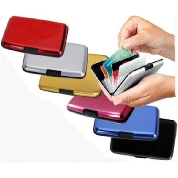 Aluminium Kreditkort Holder Pung CASE Tegnebog Metal Visitkort