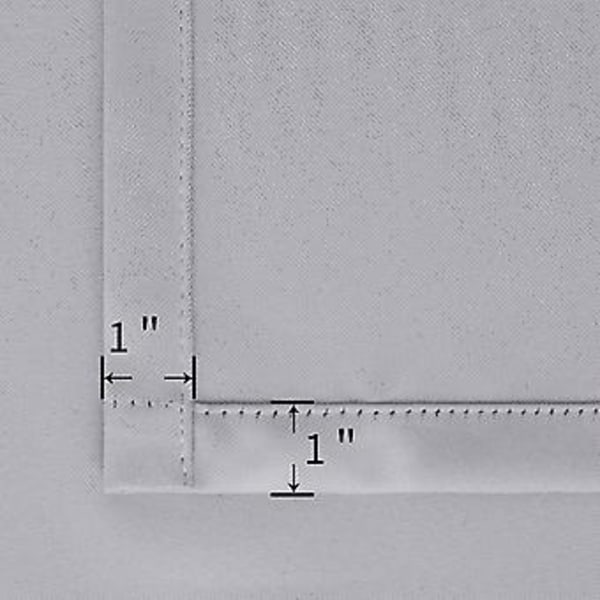 od Pocket Vita Gardiner för Vardagsrum - Termiskt Isolerande Fönsterbehandling Gardiner för Sovrum, 2 Paneler, 52 x 63 Tum