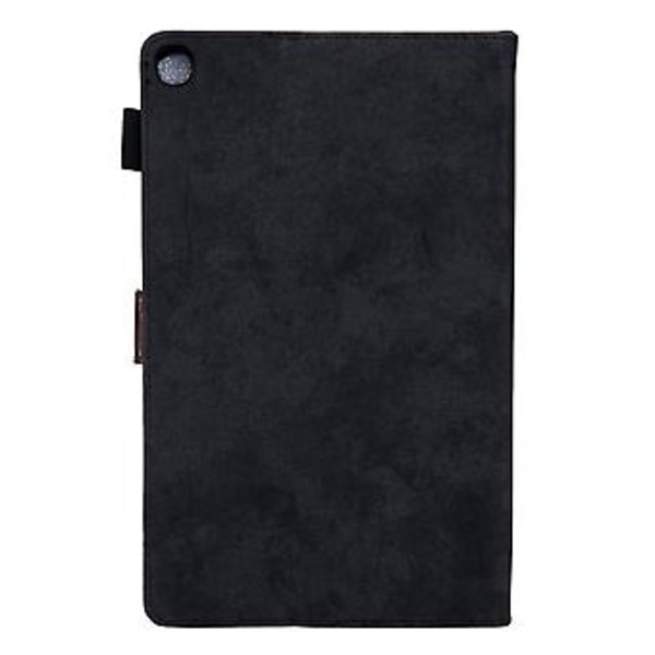Lærtablettveske for Samsung Galaxy Tab A9 (Svart)