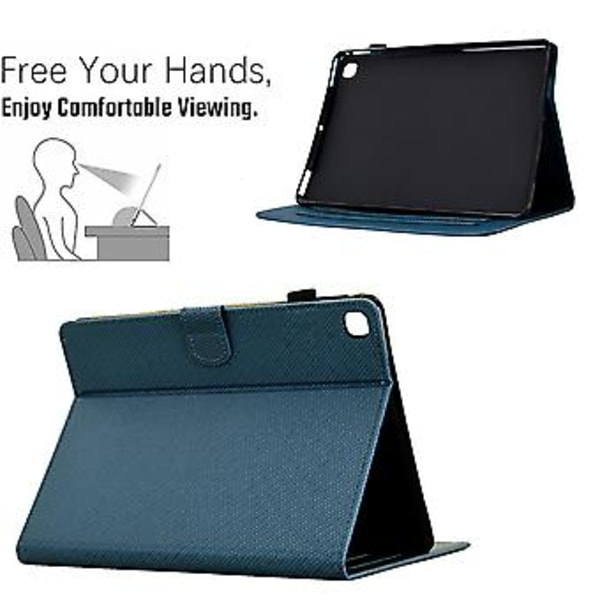 Smart PU-fodral för iPad Air / Air 2 / 9.7 2017 / 2018 (Kungblå)
