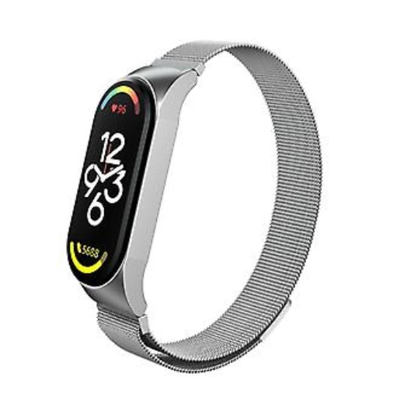 Metallikelloremmi Xiaomi Mi Band 7:lle (Hopea)