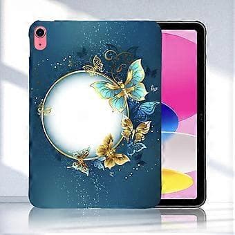 Malt TPU-etui for iPad 10. generasjon 10.9 2022 (Sommerfuglsirkel)