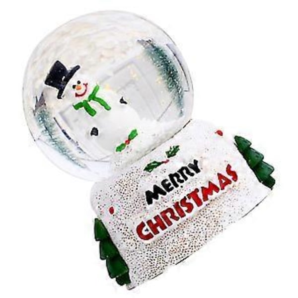 Julglödande Kristallkula Engelsk Glasboll Skrivbordsdekorationer Julafton Barnpresent