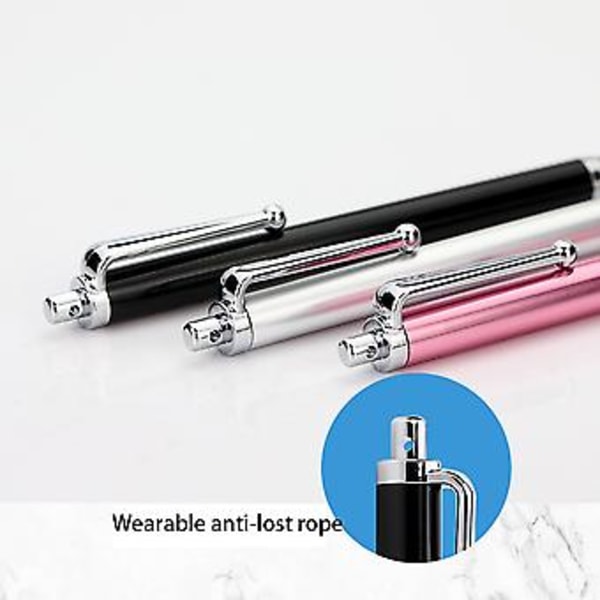 AT-19 Mobiltelefon Tablet Universal Skærm Stylus Sort