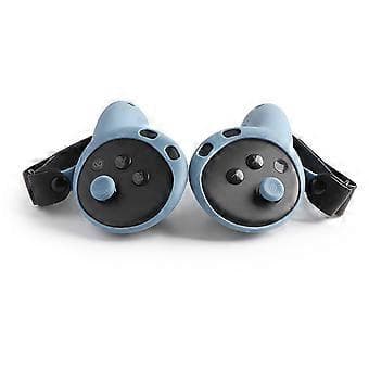 Blødt silikone greb cover beskyttelsesærme etui til Q 3 Virtual Reality Controller Nyd langvarig gaming blå (blå)