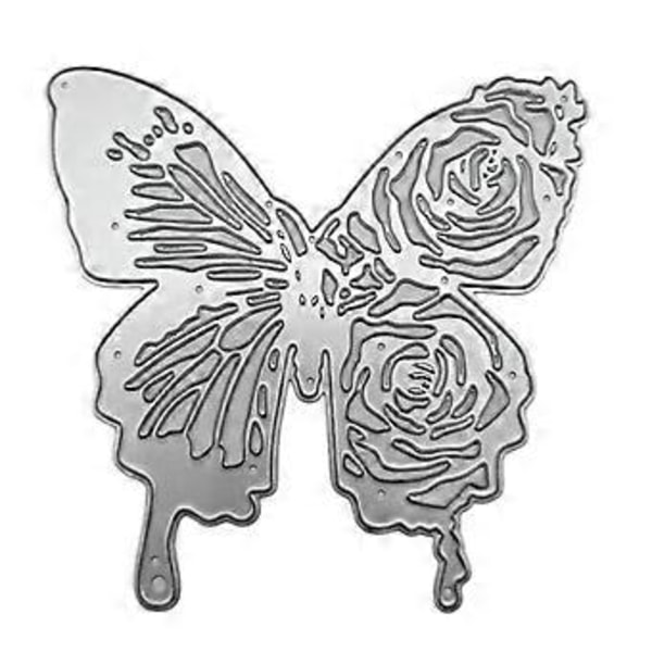 Store Størrelse Butterfly Skæreforme Stencil Scrapbooking DIY Album Stempel Papir Kort til Håndlavede Hilsenskort Prægning D