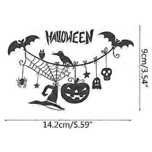 Halloween Skæreskabeloner Håndlavet Stencilskabelon Prægemønster til Børn Voksne DIY Håndværksprojekter