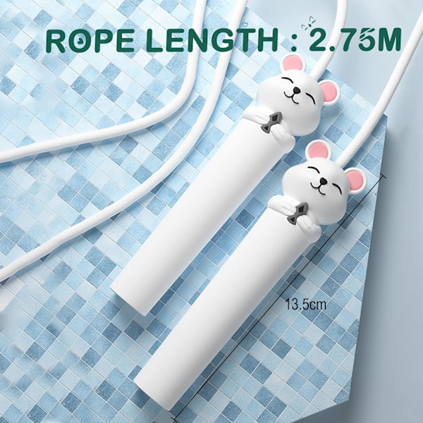 Hoppetau for 8-åringer 275cm Justerbar Hoppetau for