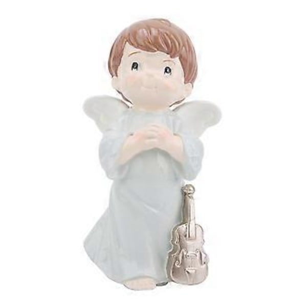 Resin Bedårende Keruber Vinger Engel Statue Figur Hjemme Ornamenter Dekoration Gave (Type-C)