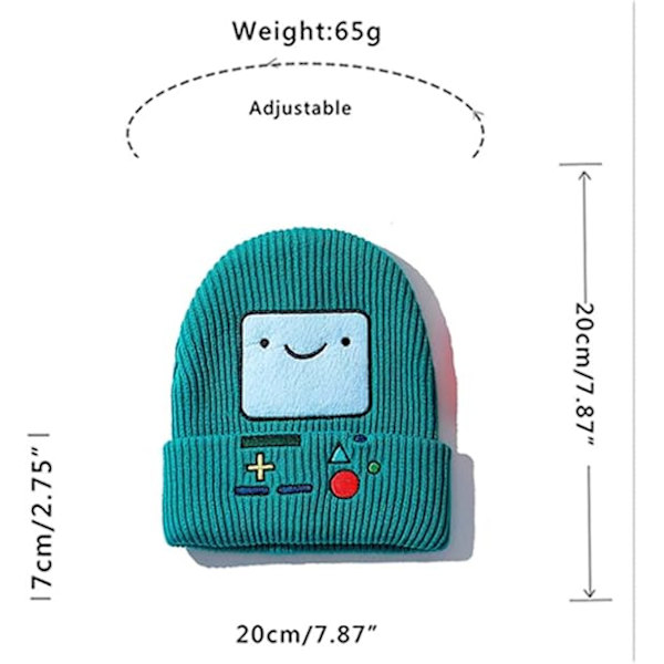 Anime Beanie Unisex Strikket Huer, Sød Slouchy Varmt Hætte, Tegneserie Vinter Blød Hovedbeklædning Hat til Mænd Kvinder