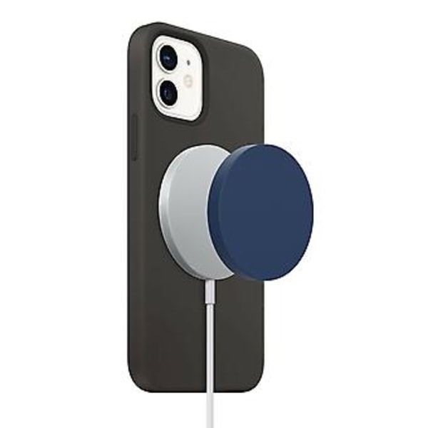 För iPhone 12 12 Pro Max Magsafe Magnetisk Trådlös Laddare Skyddsfodral (Svart)