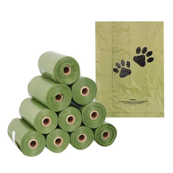 Hundbajs soppåse Miljövänlig husdjursläckagesäker påse 18 rull