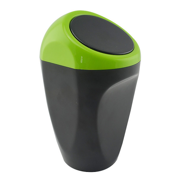 Mini Bil Papperskorg Plast Papperskorg Grön, 9 * 6 * 15CM Papperskorg