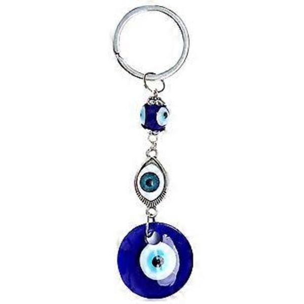 Bil Nøgleringe Bil Nøgleholder Tyrkisk Amulet Ornamenter Nøgleringe Kvinder Klassisk Ondt Øje Nøglering